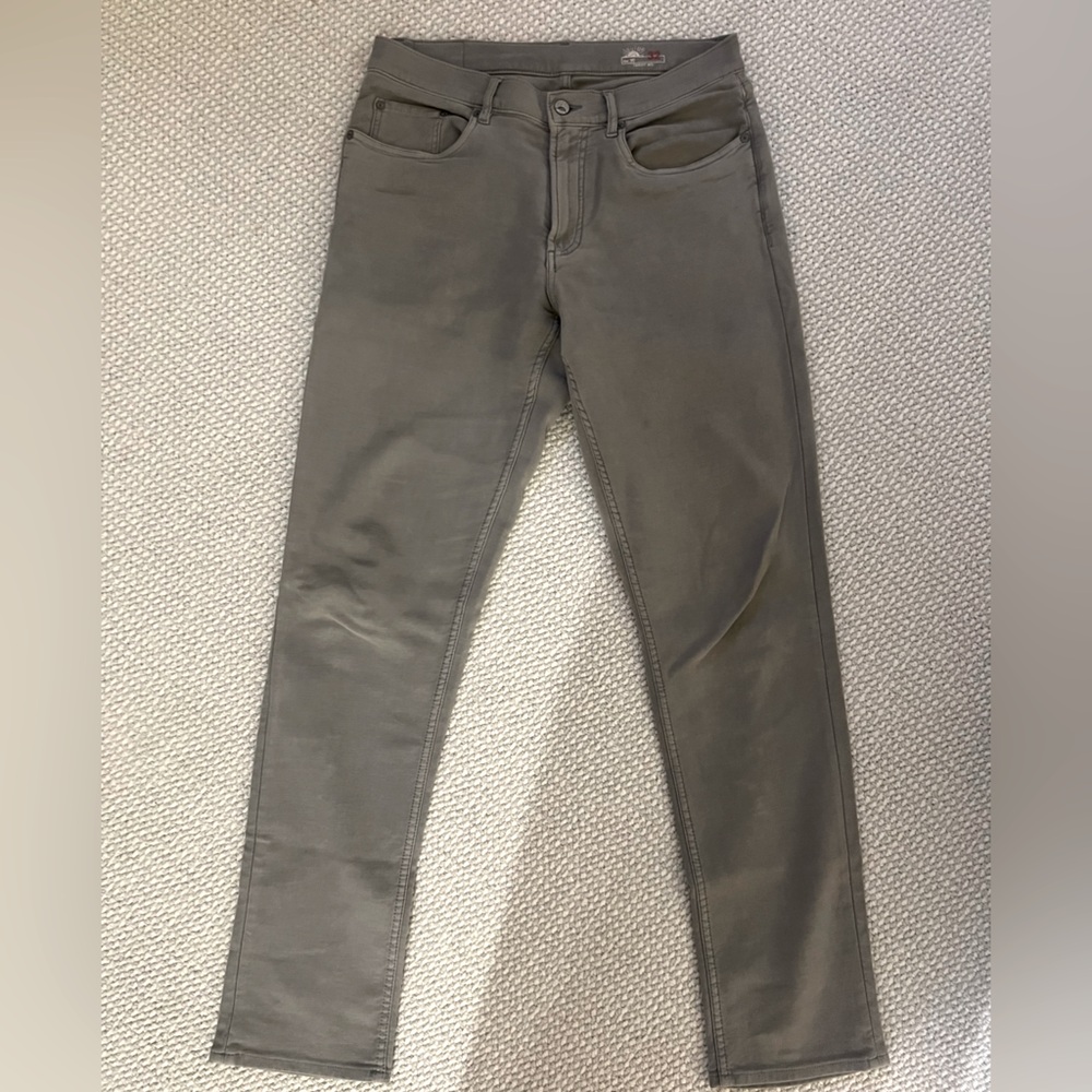 Faherty stretch terry 5 pocket pant